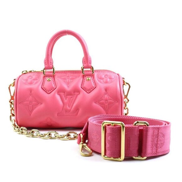 Auth LOUIS VUITTON Bubblegram Papillon BB Handbag Crossbody Bag M59826 - e59738a - Picture 1 of 14
